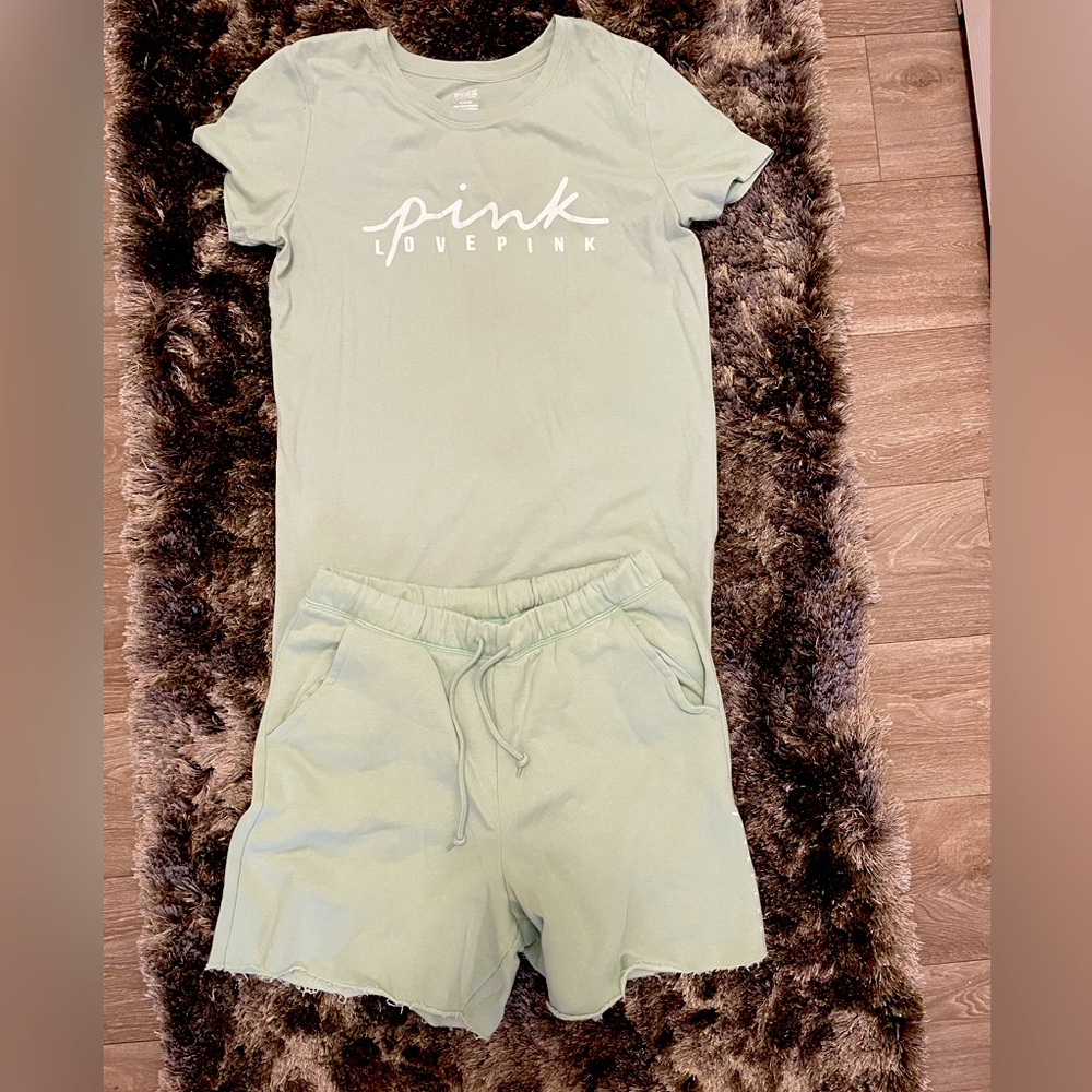 Pink Love Pink T-Shirt and Shorts Set